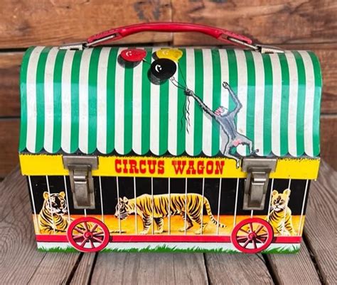 Circus Wagon Vintage Lunchbox 